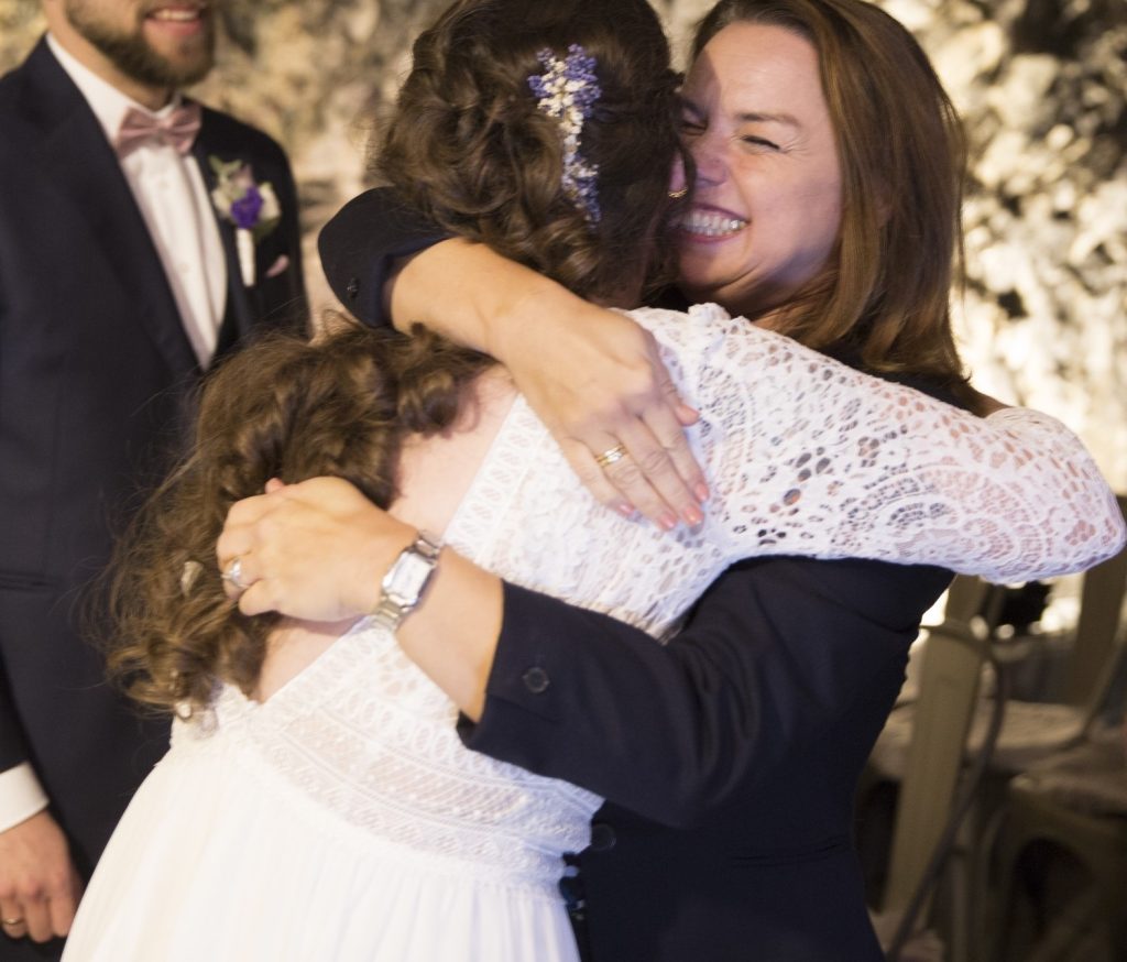 Die Freie Rednerin Astrid Fischer auf einer Hochzeit